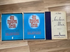 alte Notenhefte Blätter antik