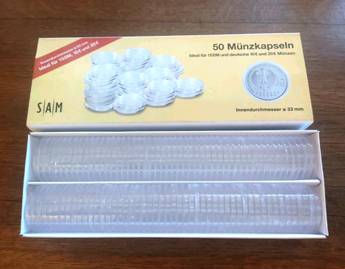Münzkapseln für 20 - 50,