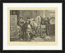 Lockvögel Zirkus Pferde Kinder Tiere Hund Affen Trommel Plakat  Faksimile_E 9399