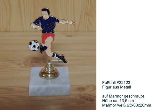 Fußball figur aus metall - 1,