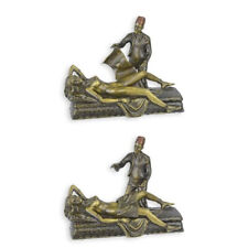 Erotische Bronzefigur liegender weiblicher Akt, AN EROTIC BRONZE SCULPTURE OF...