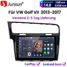 Für VW Golf VII 2013-2017 Carplay Android14 Autoradio GPS Navi BT DAB+ WIFI 32GB