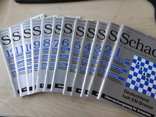 Schach Zeitung - Konvolut  -Zeitschriften  Jahr 2000 Nr. 1 - 12