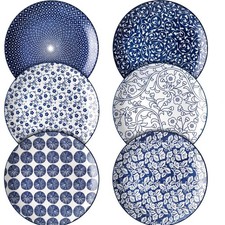 Teller Set 6 Stück Vintage