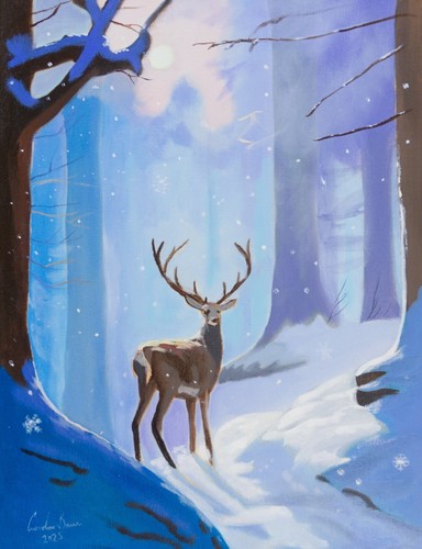 Der einsame hirsch original - einsame,