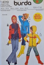70er Jahre Schnittmuster burda