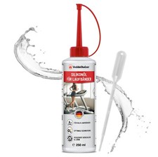 250 ml 100% reines Silikonöl Laufband mit Dosierkappe & Pipette Laufband Öl
