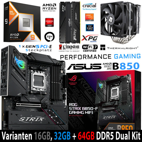 Bundle ryzen 9950x3d asus - bundle, 9