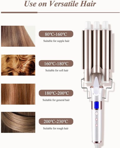 22mm hair waver form 3 - hair, s-form