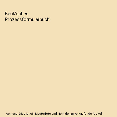 Beck'sches