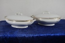 2 Alt Schönwald 21 Gemüse Schüssel Schale Terrine Porzellan 1950er Retro Vintage