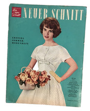 Der Neue Schnitt / Magazin Mode April 1959 mit  Schnittmuster