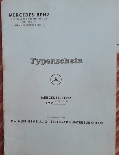 Mercedes benz 230 6 - 230,