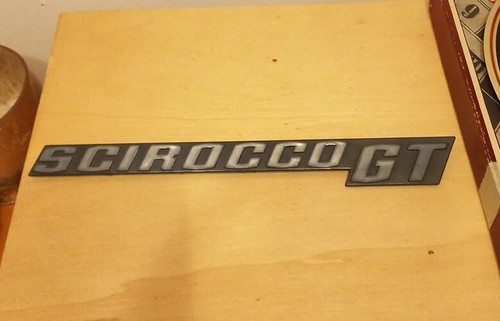 Scirocco typenschild - scirocco, 1