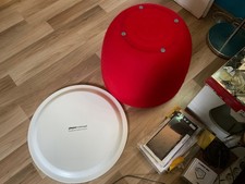 Pieper concept Ronda Beistelltisch Filz rot Mit Tablett Deckel