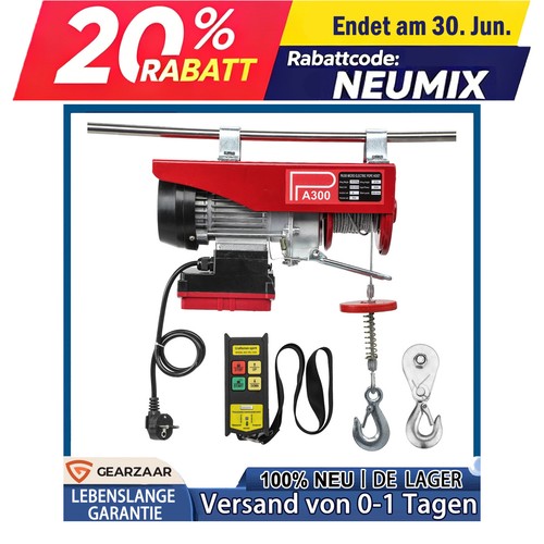 Elektrischer seilhebezug 150kg - seilhebezug,