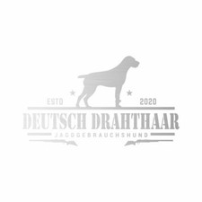 Deutsch drahthaar aufkleber - deutsch,