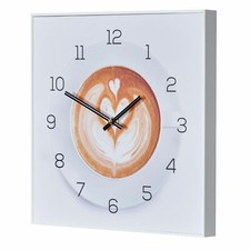 Wanduhr 30x30cm uhr pvc rahmen - 30x30cm,
