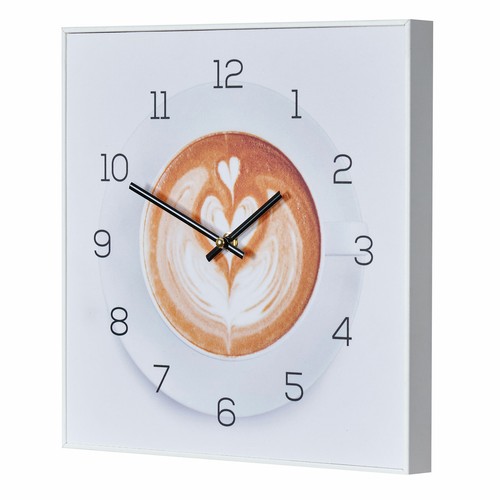 Wanduhr 30x30cm uhr pvc - wanduhr,
