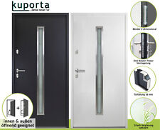 Haustür Nebeneingangstür NELE hochwertige Kellertür Außentür in weiß & anthrazit