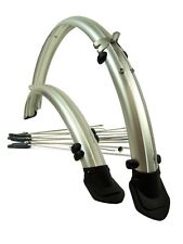 2x Fahrrad Schutzblech silber