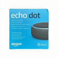 Amazon Echo Dot 3. Generation anthrazit schwarz Alexa intel. Lautsprecher Smart