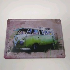 Retro-Blechschild VW Bulli Bus 21 X 15 cm