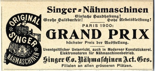 Singer nähmaschinen act - singer, co.