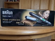 BRAUN Satin Hair 7 Glätteisen, Iontec, Haarprodukt, Damen, neuwertig!