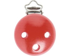 Schnullerketten clips rot - schnullerketten-clips,
