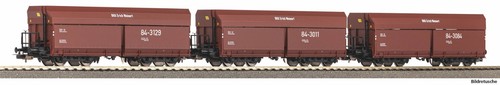 3er set selbstentladewagen - h0,