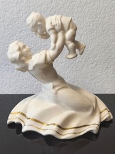 !! Sehr alte und seltene Friedel Figur Mutter mit Kind  19 cm groß !!