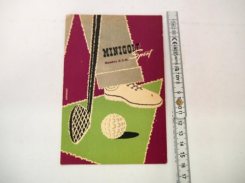Klappkarte minigolf sport - minigolf,