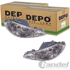 2x DEPO H7 SCHEINWERFER passend für PEUGEOT 206 LINKS+RECHTS