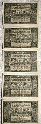 Banknoten lot deutsches - 5,