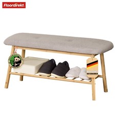 Bambus-Sitzbank Schuhregal