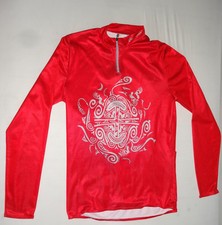 Campagnola Rennrad Fahrrad Rad Trikot Langarm Gr. XL oder 6 in Rot Campagnolo