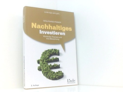 Nachhaltiges investieren - nachhaltiges,