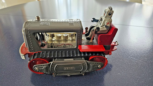 Vtg 1950s robot tractor 1200 - tractor, #1200