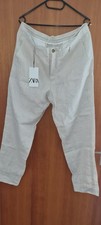 Zara Leinenhose Gr. XL Beige