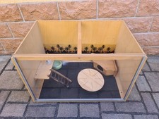 Kleintiergehege Aus Holz Maße Ca. 62×41×40 (Breite×tiefe×höhe) Selbstgebaut