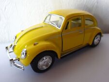 VW Käfer Oldtimer gelb Modelauto ca.13cm *NEU* 1:32 Rückzugmotor