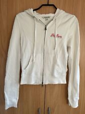 Polo Ralph Lauren Sweatjacke Pullover weiß Kapuze Reißverschluss XS 32 34