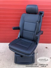 VW T5.1 Sitz Multivan Hinten Drehsitz Einzelsitz Anthrazite Leder ISOFIX T6