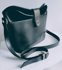 Etienne Aigner Handtasche Leder Schultertasche im edlem dunkelgrün Vintage