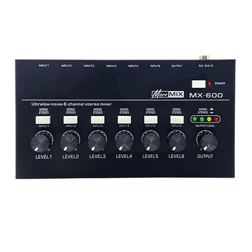 Kanal stereo line mixer mit - 6-kanal-stereo-line-mixer,