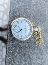 Vintage Messing-Taschenuhr mit