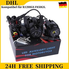 Für BMW R1200GS F800GS LED Motorrad Nebelleuchte Zusatzscheinwerfer Lauflicht X2
