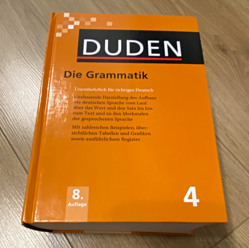 Duden die grammatik - grammatik, 8