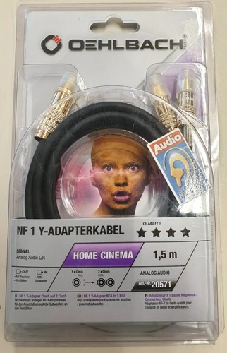 Oehlbach y adapterkabel - nf, y-adapterkabel